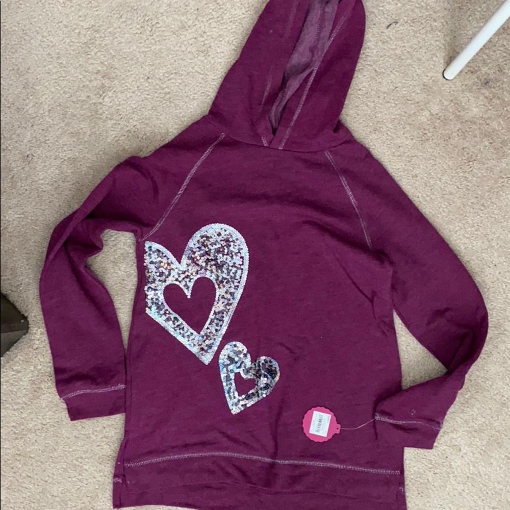 Girls hooded sweatshirt
